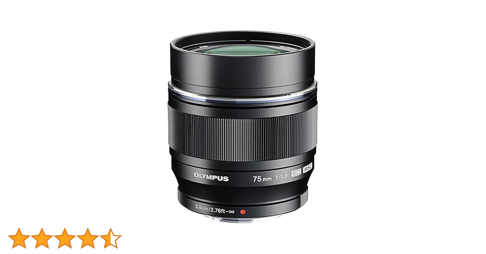 M.ZUIKO DIGITAL ED 75mm F1.8(ブラック） 基本情報｜M.ZUIKO DIGITAL ED 75mm F1.8｜M.ZUIKO｜単焦点